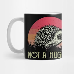 Not A Hugger Hedgehog Tee Triumph Extravaganza for Animal Fans Mug